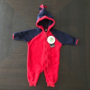 L L BEAN FLEECE SNOWSUIT SIZE 3-6 MONTHS